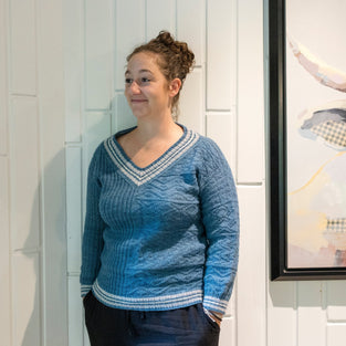 Kit de tricot - Chandail The Graduate par Nancy Pelletier