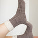 Kit de tricot - Chaussettes Café Crème par Louisette L. Laverdière