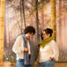 Kit de tricot - Foulard Foliage par Lucie Paquet